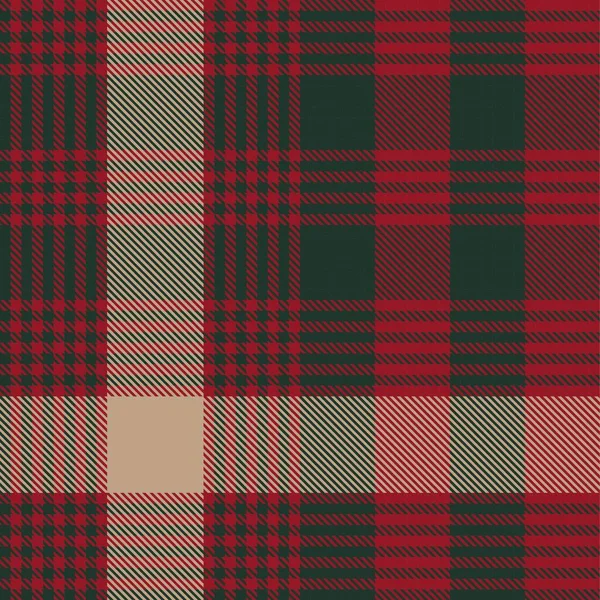 Christmas Glen Plaid Textured Seamless Pattern Suitable Fashion Textiles Graphics — Stock Vector