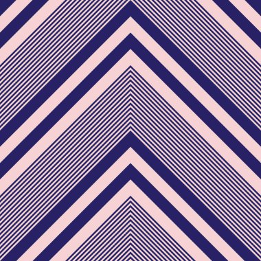 Moda tekstili ve grafikleri için uygun pembe ve lacivert köşegen çizgili desenli arkaplan.