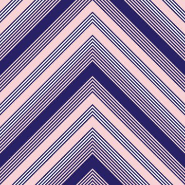 Moda tekstili ve grafikleri için uygun pembe ve lacivert köşegen çizgili desenli arkaplan.