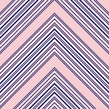 Moda tekstili ve grafikleri için uygun pembe ve lacivert köşegen çizgili desenli arkaplan.