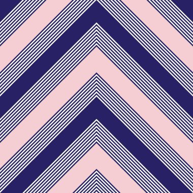 Moda tekstili ve grafikleri için uygun pembe ve lacivert köşegen çizgili desenli arkaplan.