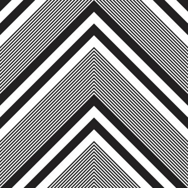 Siyah ve beyaz Chevron köşegen çizgili desensiz arka plan moda tekstil ve grafikleri için uygun.