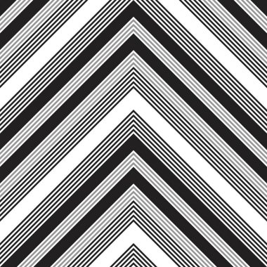 Siyah ve beyaz Chevron köşegen çizgili desensiz arka plan moda tekstil ve grafikleri için uygun.