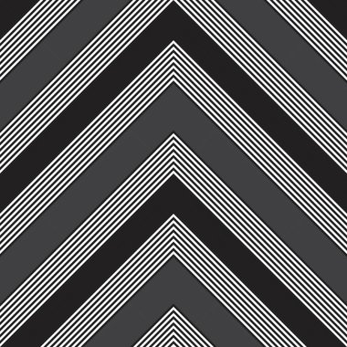 Siyah ve beyaz Chevron köşegen çizgili desensiz arka plan moda tekstil ve grafikleri için uygun.