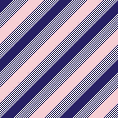 Moda tekstili ve grafikleri için uygun pembe ve deniz köşegenli çizgili dikişsiz arkaplan