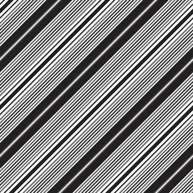 Moda tekstili ve grafikleri için uygun siyah ve beyaz köşegen çizgili düz desenli arkaplan