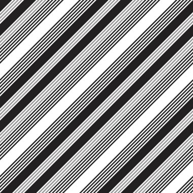 Moda tekstili ve grafikleri için uygun siyah ve beyaz köşegen çizgili düz desenli arkaplan