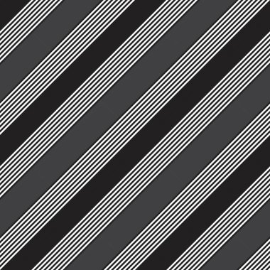 Moda tekstili ve grafikleri için uygun siyah ve beyaz köşegen çizgili düz desenli arkaplan