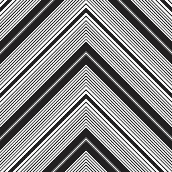 Schwarz Weißer Chevron Diagonal Gestreifter Nahtloser Musterhintergrund Für Modetextilien Grafiken — Stockvektor