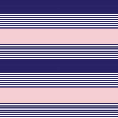 Moda tekstili ve grafikleri için uygun pembe ve denizci çizgili kusursuz desen.