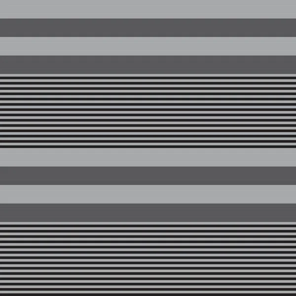 Gris Horizontal Rayado Sin Costuras Patrón Fondo Adecuado Para Textiles — Vector de stock