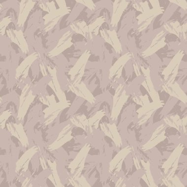 Kahverengi Fırça Vuruşu Kamuflajı soyut kusursuz model arka planı moda tekstil ve grafikleri için uygundur