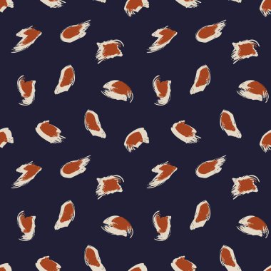 Moda tekstili ve grafikleri için uygun turuncu fırça darbesi kamuflajı soyut, kusursuz desen arkaplanı