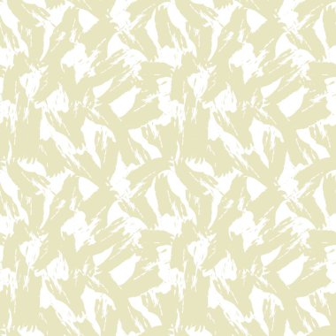 Sarı Fırça Vuruşu Kamuflaj soyut kusursuz model arkaplanı moda tekstil ve grafikleri için uygun