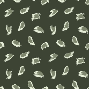 Yeşil Fırça Vuruşu Kamuflajı soyut kusursuz model arkaplanı moda tekstil ve grafikleri için uygundur