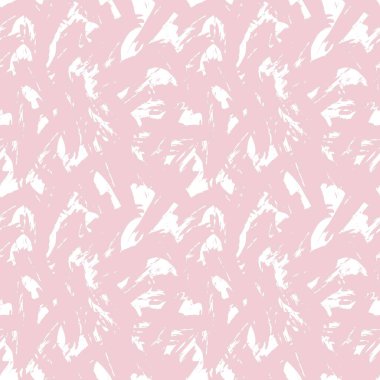 Pembe Fırça Vuruşu Kamuflaj soyut kusursuz model arka planı moda tekstil ve grafikleri için uygundur