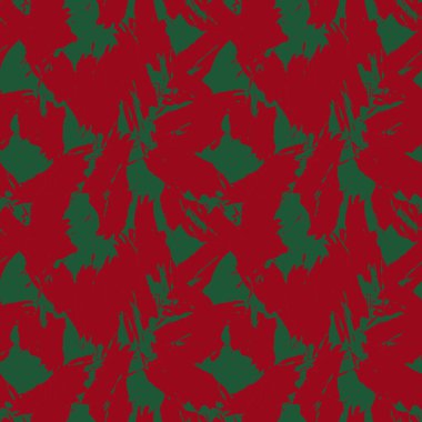Noel Fırçası Vuruşu Kamuflajı. Moda tekstil ve grafikleri için uygun soyut, pürüzsüz desen arkaplanı.