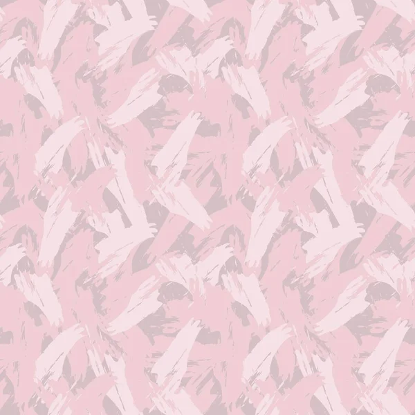 Pincel Rosa Curso Camuflagem Abstrato Sem Costura Fundo Padrão Adequado —  Vetores de Stock