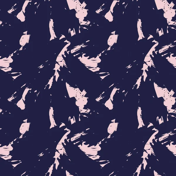 Рожевий Військово Морський Пензлик Інсульт Камуфляж Абстрактний Безшовний Візерунок Фон — стоковий вектор