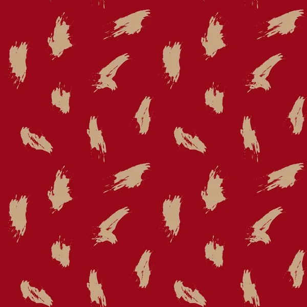 Pinceau Noël Avc Camouflage Abstrait Fond Motif Sans Couture Adapté — Image vectorielle