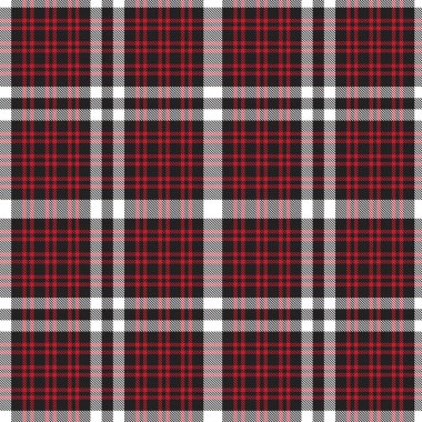 Moda tekstil ve grafikleri için uygun kırmızı ekose, kareli, tartan desenli