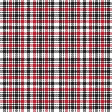 Moda tekstil ve grafikleri için uygun kırmızı ekose, kareli, tartan desenli