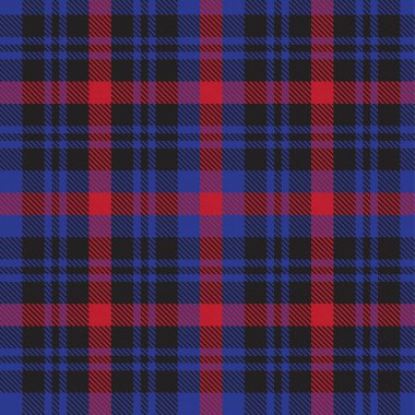 Moda tekstil ve grafikleri için uygun kırmızı ve lacivert, ekoseli, ekoseli, ekosesiz desenli