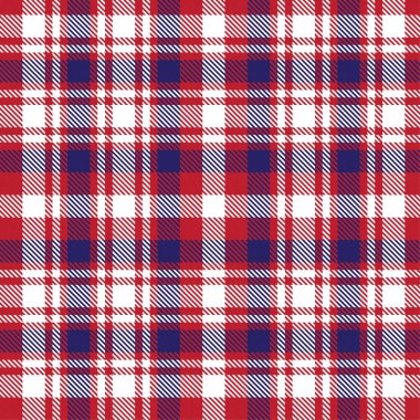 Moda tekstil ve grafikleri için uygun kırmızı ve lacivert, ekoseli, ekoseli, ekosesiz desenli