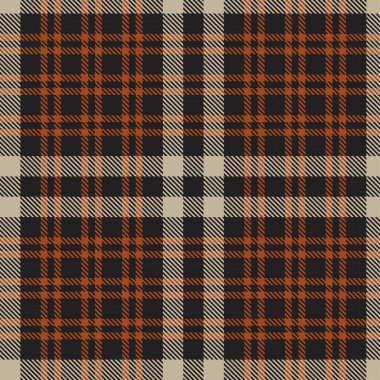 Turuncu ekose, kareli, tartan desenli moda tekstil ve grafikleri için uygun.