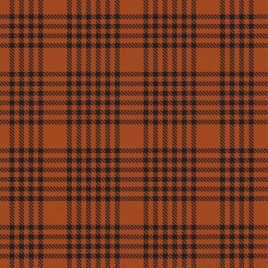 Turuncu ekose, kareli, tartan desenli moda tekstil ve grafikleri için uygun.