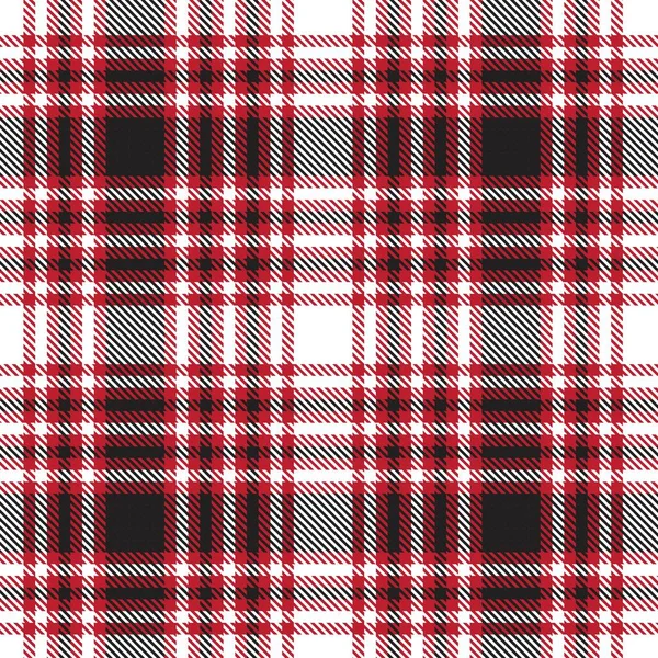 Rood Ruitje Geruit Tartan Naadloos Patroon Geschikt Voor Mode Textiel — Stockvector