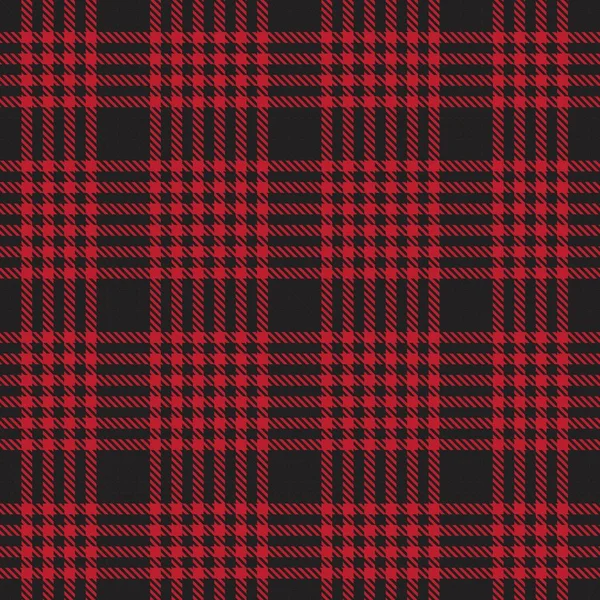 Rood Ruitje Geruit Tartan Naadloos Patroon Geschikt Voor Mode Textiel — Stockvector