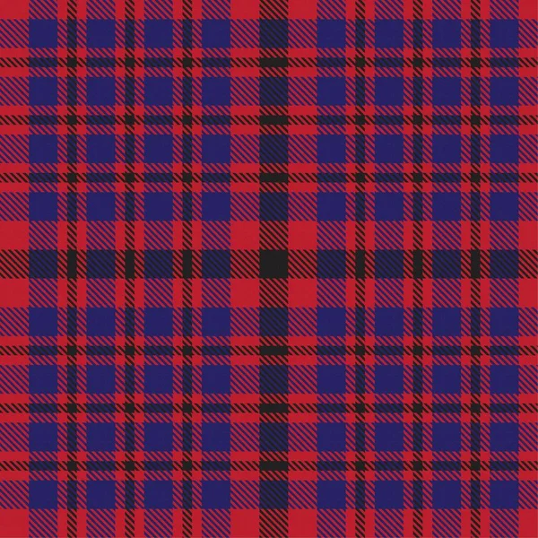 Xadrez Vermelho Marinho Xadrez Tartan Padrão Sem Costura Adequado Para —  Vetores de Stock