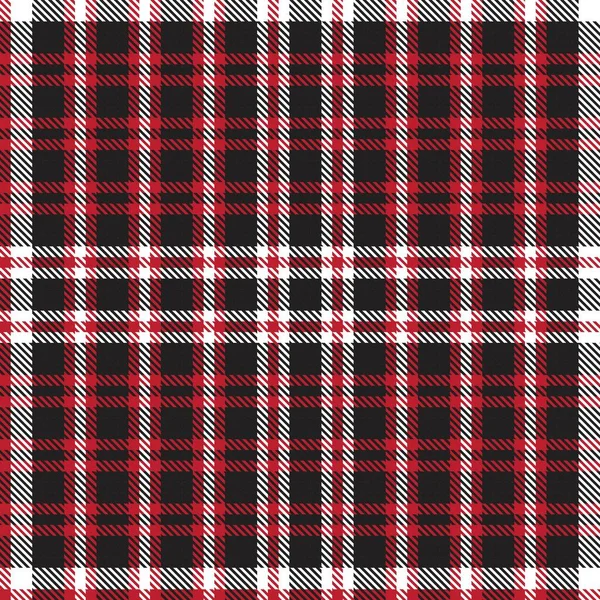 Rood Ruitje Geruit Tartan Naadloos Patroon Geschikt Voor Mode Textiel — Stockvector