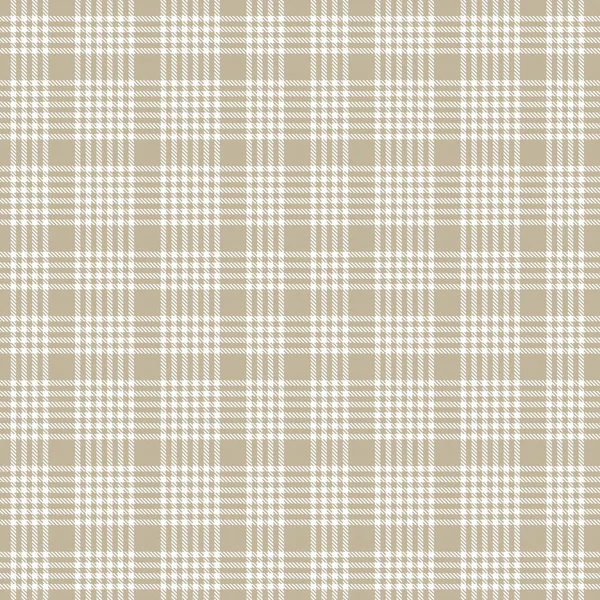 Brown Taupe Plaid Tartan Zökkenőmentes Minta Alkalmas Divat Textíliák Grafikák — Stock Vector