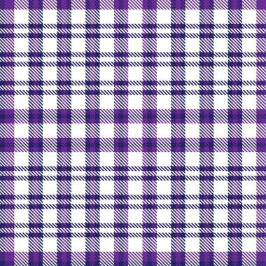 Mor ekose, kareli, tartan desenli moda tekstil ve grafikleri için uygun.