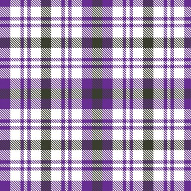 Mor ekose, kareli, tartan desenli moda tekstil ve grafikleri için uygun.