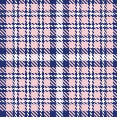Moda tekstil ve grafikleri için uygun pembe ve denizci ekoseli, ekoseli, ekosesiz desen