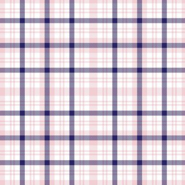 Moda tekstil ve grafikleri için uygun pembe ve denizci ekoseli, ekoseli, ekosesiz desen