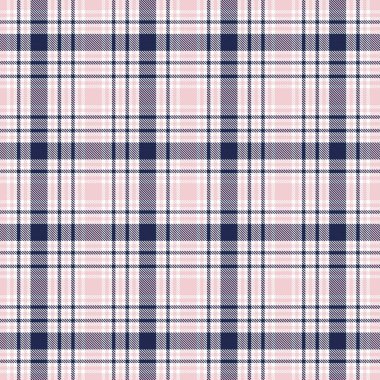 Moda tekstil ve grafikleri için uygun pembe ve denizci ekoseli, ekoseli, ekosesiz desen