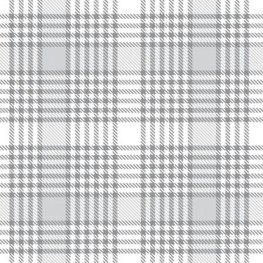 Moda tekstil ve grafikleri için uygun beyaz ekose, kareli, tartan desenli