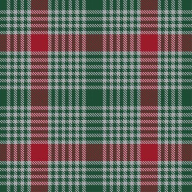 Moda tekstil ve grafikleri için uygun Noel ekoseli, ekoseli, ekoseli, ekose desenli