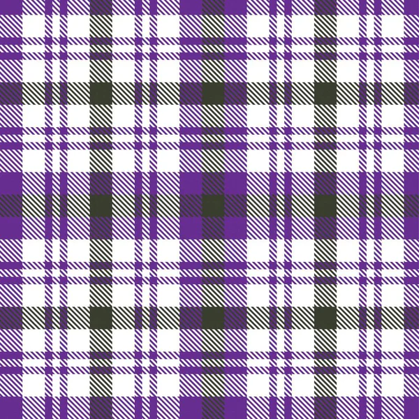 Xadrez Roxo Xadrez Tartan Padrão Sem Costura Adequado Para Têxteis —  Vetores de Stock