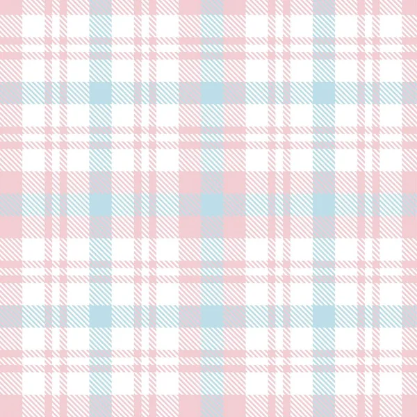 Rose Plaid Carreaux Motif Tartan Sans Couture Adapté Aux Textiles — Image vectorielle