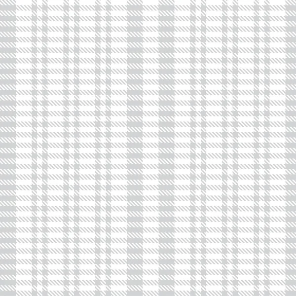 ファッション繊維やグラフィックに適したホワイトプレイ チェッカー タータンシームレスパターン — ストックベクタ