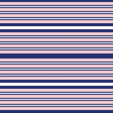 Moda tekstili ve grafikleri için uygun pembe ve denizci çizgili kusursuz desen.