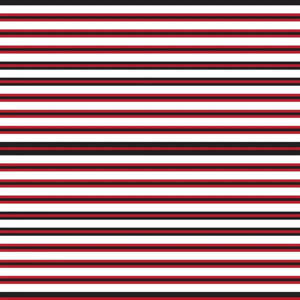Rood Horizontaal Gestreepte Naadloze Patroon Achtergrond Geschikt Voor Mode Textiel — Stockvector