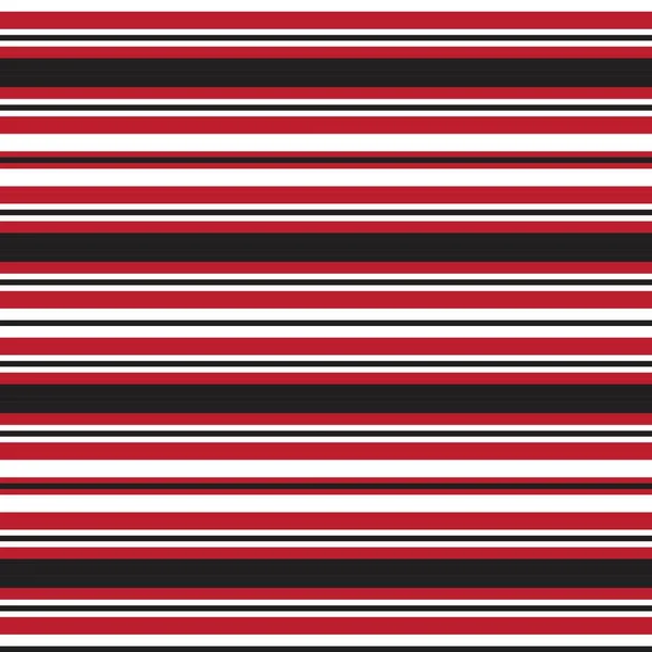 Red Horizontal Striped Seamless Pattern Background 그래픽 — 스톡 벡터