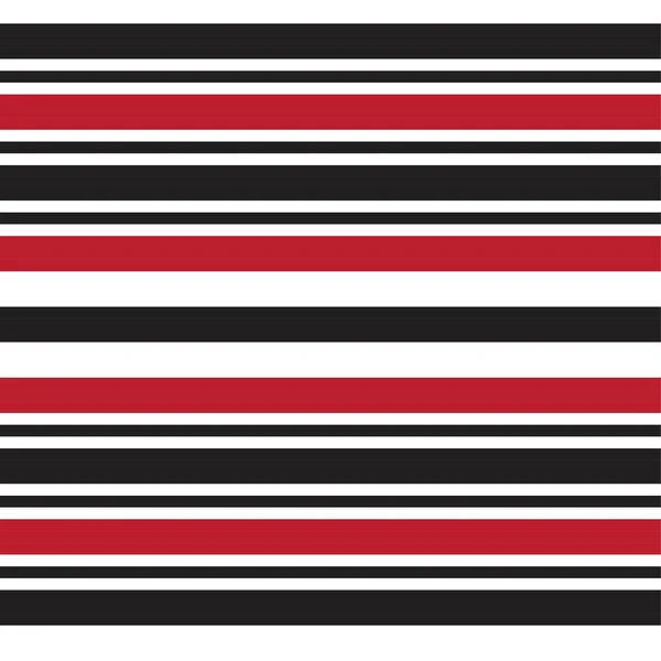 Red Horizontal Striped Seamless Pattern Background 그래픽 — 스톡 벡터