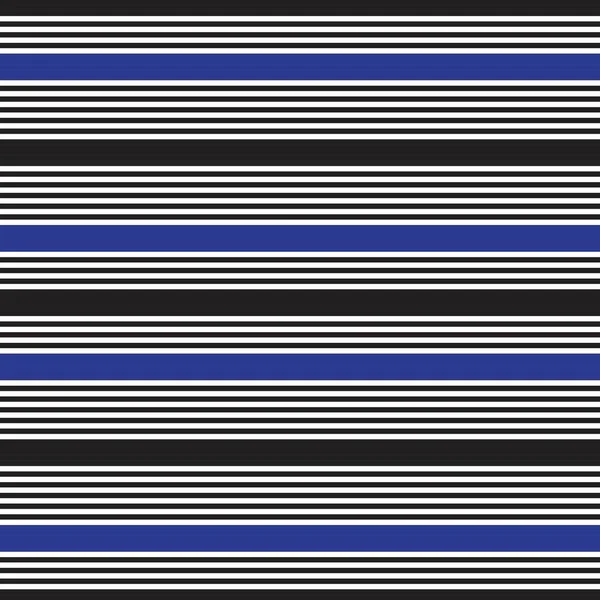 Blue Horizontal Striped Seamless Pattern Background 그래픽 — 스톡 벡터